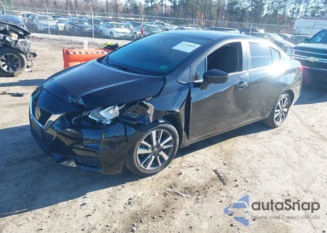 2021 Nissan Versa Sv Xtronic Cvt from USA, damaged, VIN 3N1CN8EVXML854880